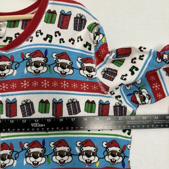 Buc-ees One Piece Christmas Thermal Pajamas Size 2X Long Johns Holiday - Picture 9 of 12
